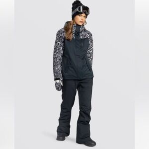 Roxy ski snowboard pants NEW Backyard navy winter snow leggings S NWT msrp $170